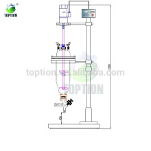 Separador de líquidos de vidrio / Extractor TOPTF-50L